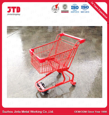 60L Childrens Metal Shopping Trolley 45kg Mini Metal Shopping Cart