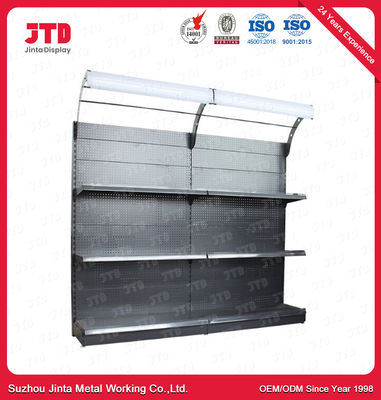 Yellow Power Tools Display Rack Stand 1800mm With Light Box