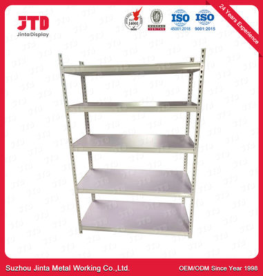 1830mm Heavy Duty Boltless Shelving White 5 Layer Boltless Rack