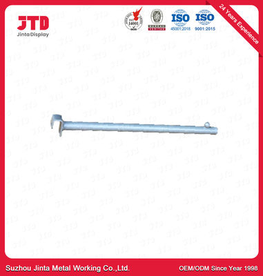 White Supermarket Shelving Accessories 1000mm Coat Hook Bar