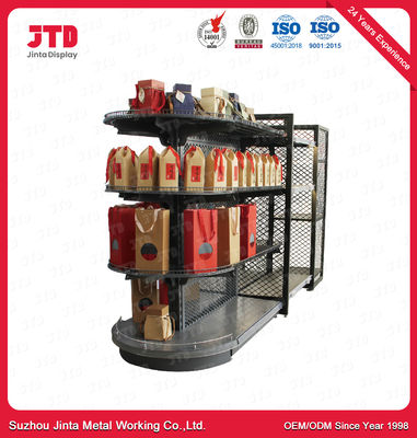 BV Retail Display Shelving Unit MDF 4 Tier Storage Shelf