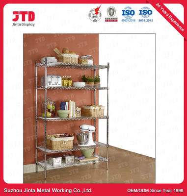 100kgs Bedroom Closet Wire Shelving Detachable 1200mm Shelf
