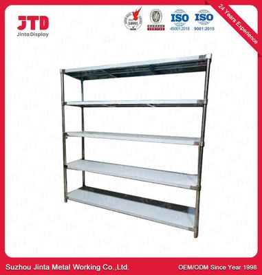 ISO9001 Chrome Plated Wire Shelving 1.4m 200kgs Household