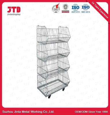 150kgs 1.2m Wire Display Shelving OEM Stainless Steel Wire Kitchen Rack