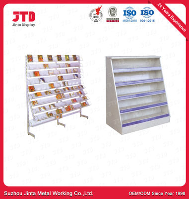Square Promotion Display Stands ISO9001 450mm Supermarket Shelf Rack