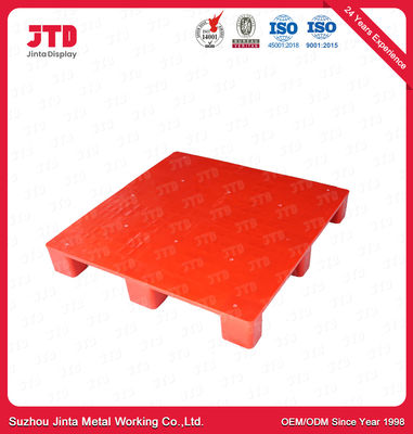 Heavy Duty HDPE Plastic Pallet Blue Color Warehouse Racking Use