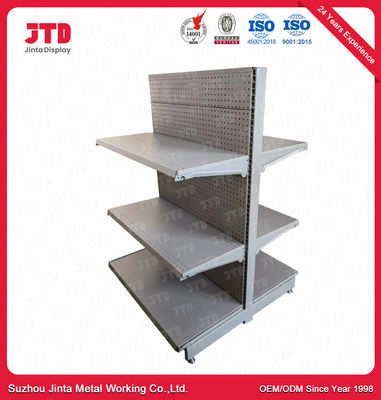 950mm Long T Post Supermarket Shelf Display Height 1375mm
