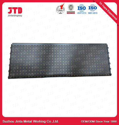 Metal Supermarket Shelving Punched Back Panel 0.6mm Thickness