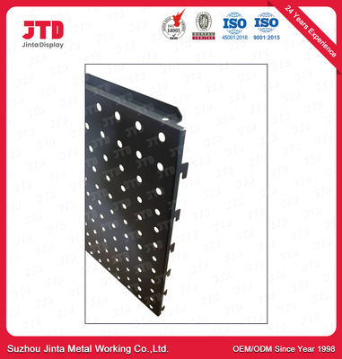 Metal Supermarket Shelving Punched Back Panel 0.6mm Thickness