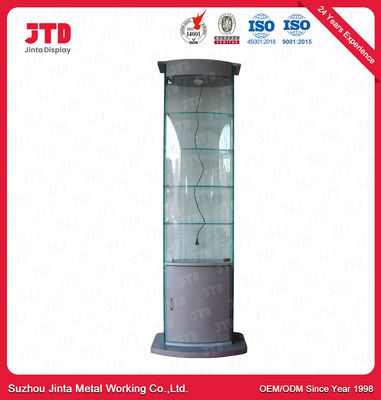Glasses Supermarket Display Shelving Steel Q195 With Lighting Display