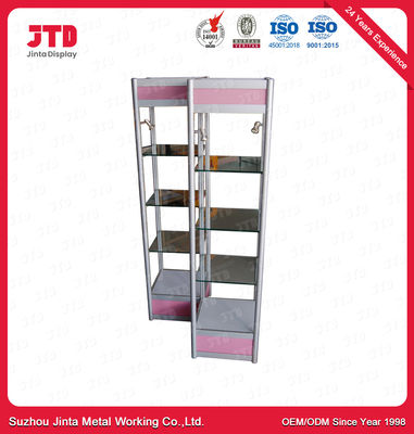 Special Shape 4 Layers Supermarket Display Shelving For Showroom
