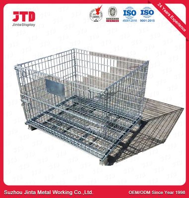 Chrome Plated Wire Cage Storage Baskets Used In Supermarket And Warehouse