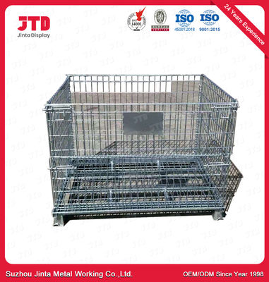 Chrome Plated Wire Cage Storage Baskets Used In Supermarket And Warehouse