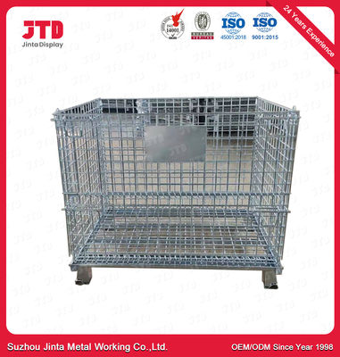 Steel Q195 Storage Wire Cage Wire Display Shelving
