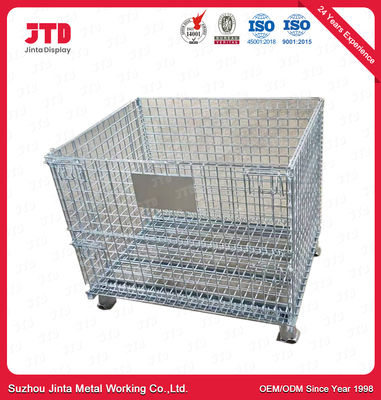 Steel Q195 Storage Wire Cage Wire Display Shelving