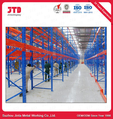 Height 4m Warehouse Metal Racks Capacity 2000kgs Per Layer With Steel Shelf