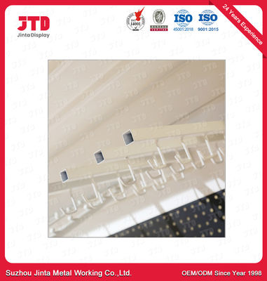 Gray White L Shape Hook For Supermarket Display Accessories