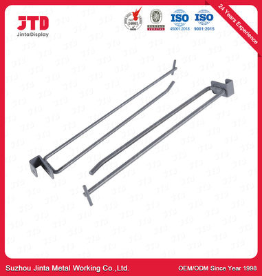 Powder Coated Wire Hook For Perforated Back Panel Gondola Shelving Accessories