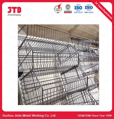 Supermarket Shelving Wire Mesh Rack Powder Coated
