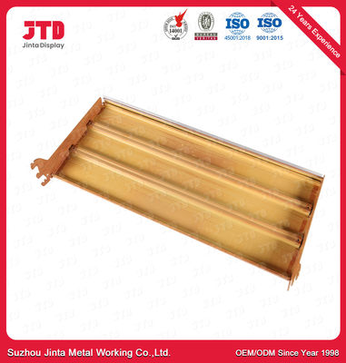 400mm Width Single Supermarket Shelf 4 Layers White