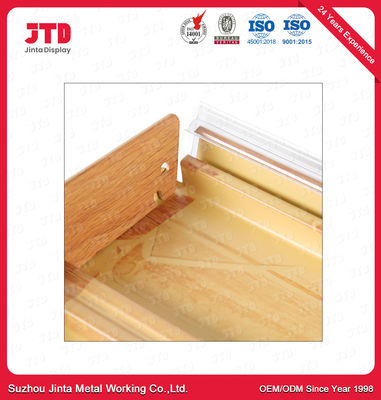 400mm Width Single Supermarket Shelf 4 Layers White