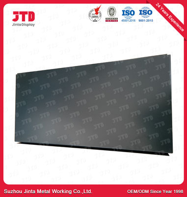 OEM Metal Shelf Shop Display Shelving Round Hole Back Panel  Wood Frame Supermarket Display Shelving