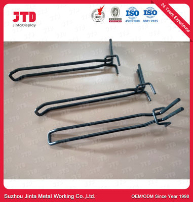 OEM Metal Shelf Shop Display Shelving Round Hole Back Panel  Wood Frame Supermarket Display Shelving