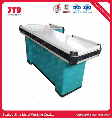 1500mm Length Grocery Store Checkout Counter Steel Q195