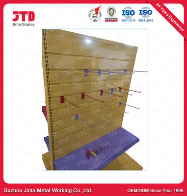 Zinc Chrome Finished Steel Single Hooks For Supermarket Shelf SGS Certificate