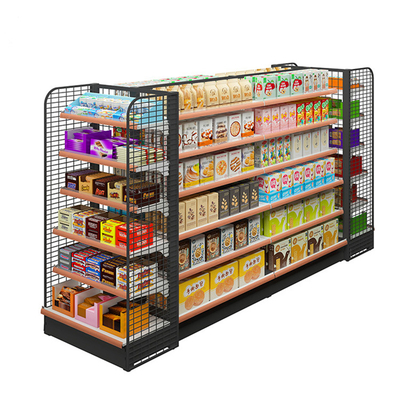 Supermarket Display Shelf 2-8 Layers 50-100kg Capacity