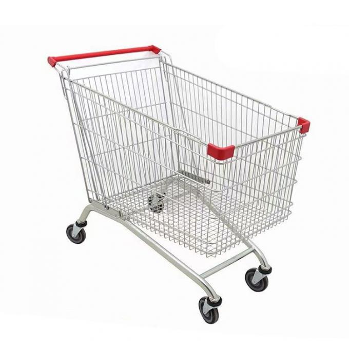 Supermarket And Stores Metal Shopping Trolleys Carts With Wheels
