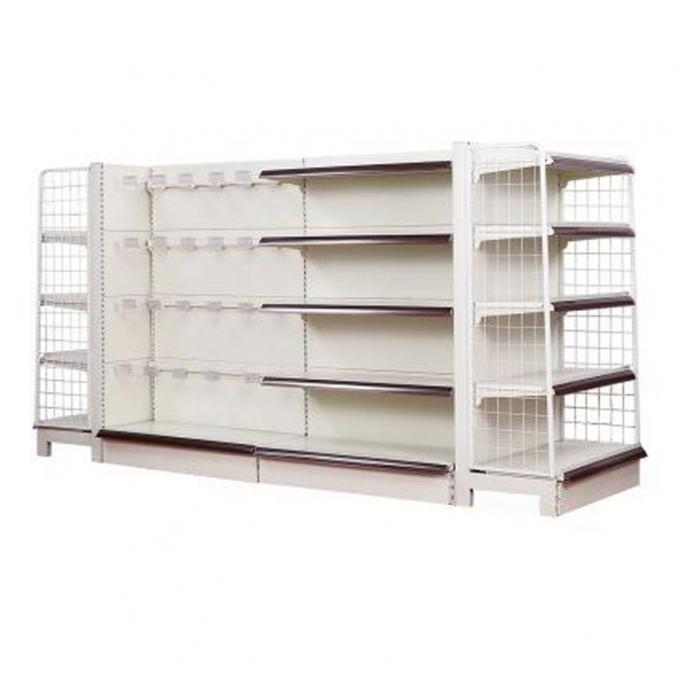 Supermarket Wire Mesh Display Rack Shelving Wire Mesh Display Shelves
