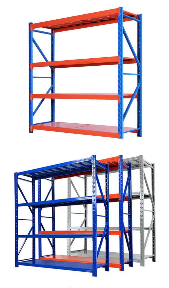 Versatile Cold Rolled Steel Warehouse Shelving with 500-3000kg Per ...