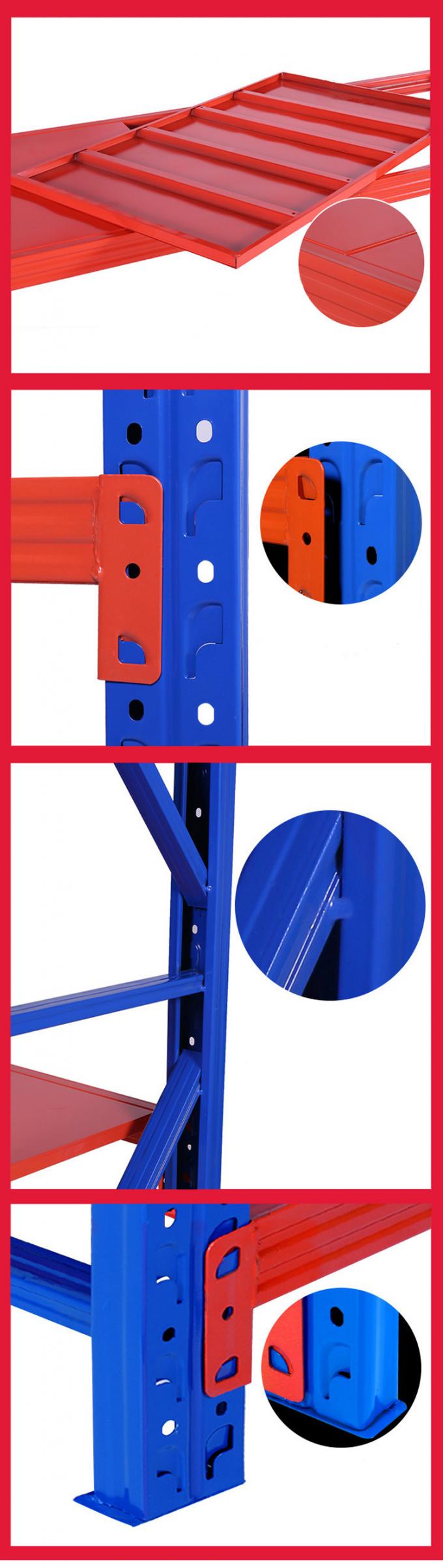 Versatile Cold Rolled Steel Warehouse Shelving with 500-3000kg Per ...